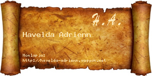 Havelda Adrienn névjegykártya