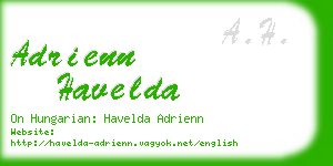 adrienn havelda business card